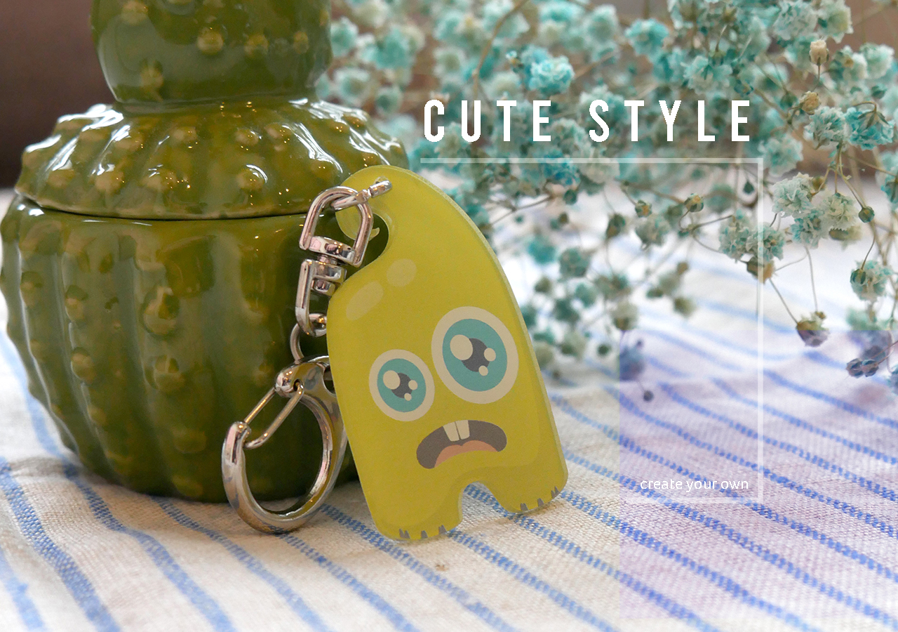 胖米好印 客製化壓克力鑰匙圈 客製商品實拍01 胖米好印 客製化壓克力鑰匙圈 客製商品實拍01-可愛風格