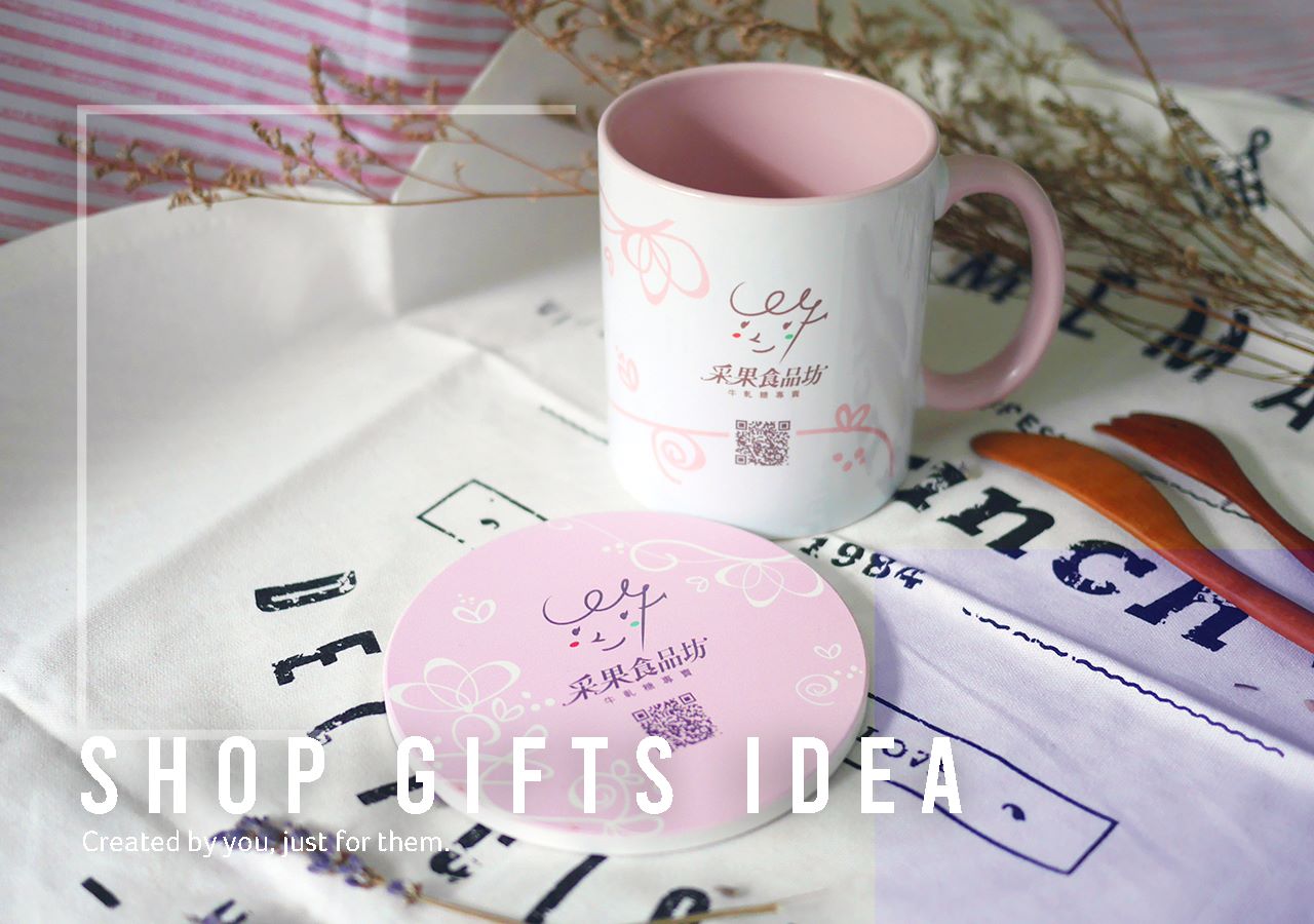 胖米好印 客製化熱轉印馬克杯與杯墊組合 客製範例實拍